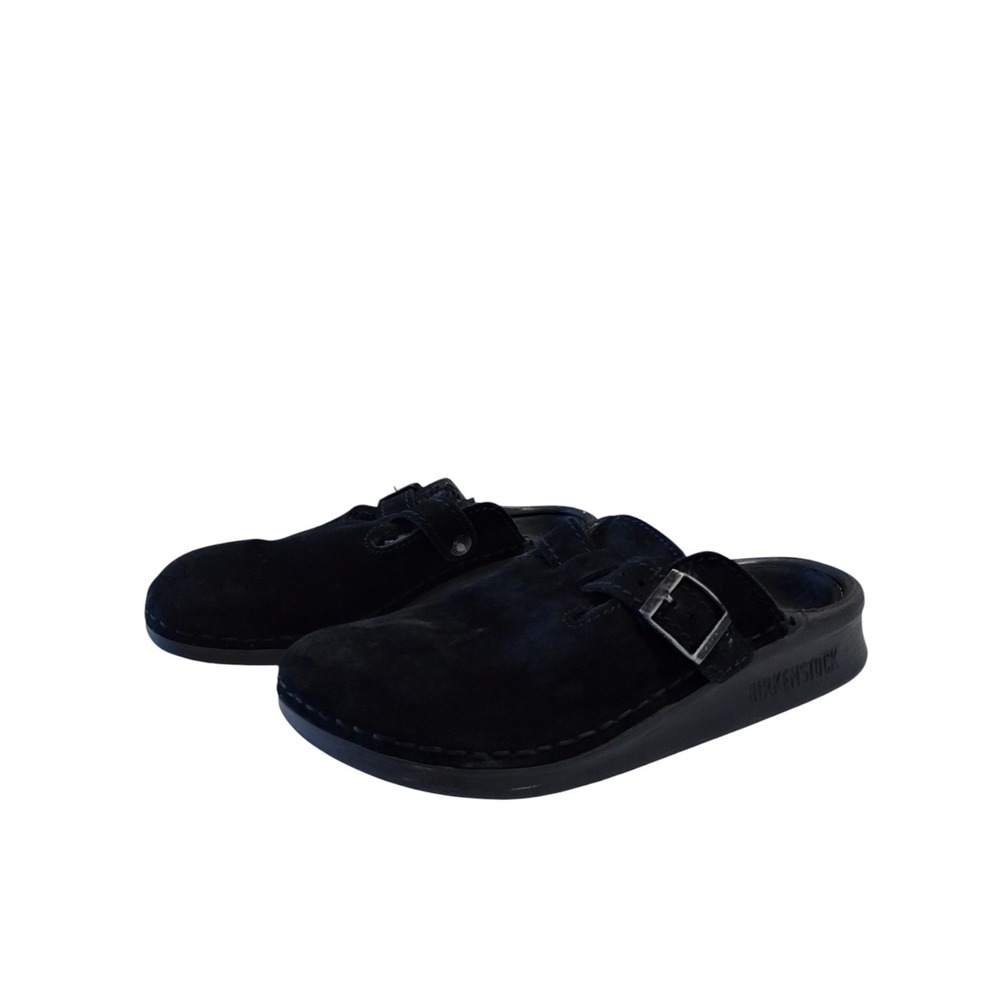 Birkenstock Tatami Black Suede Comfort Clog Women's‎ 8 Slip On Shoes